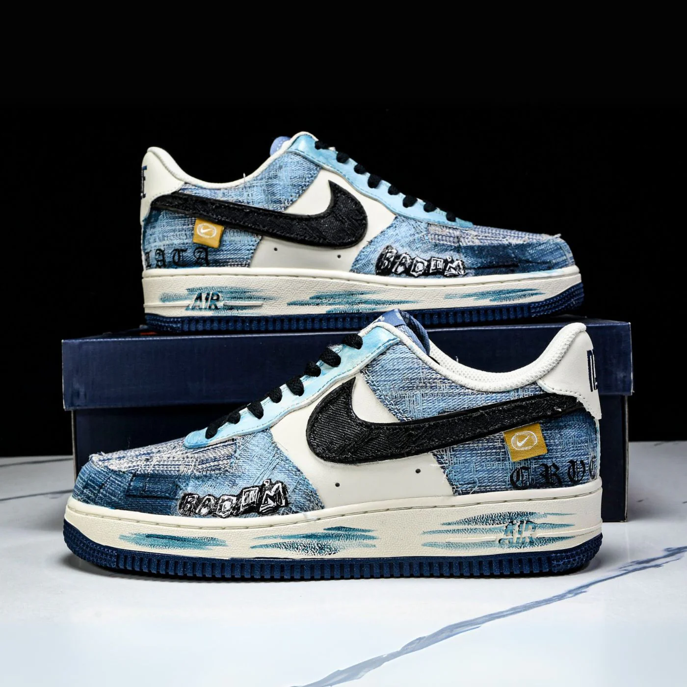 Artic Denim Air Force 1 - Image 4