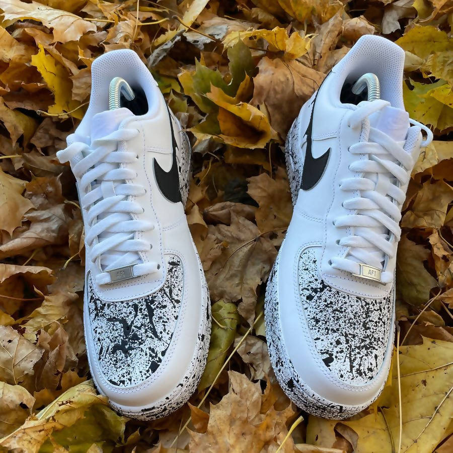 'Black Drip' Air Force 1 - Image 4