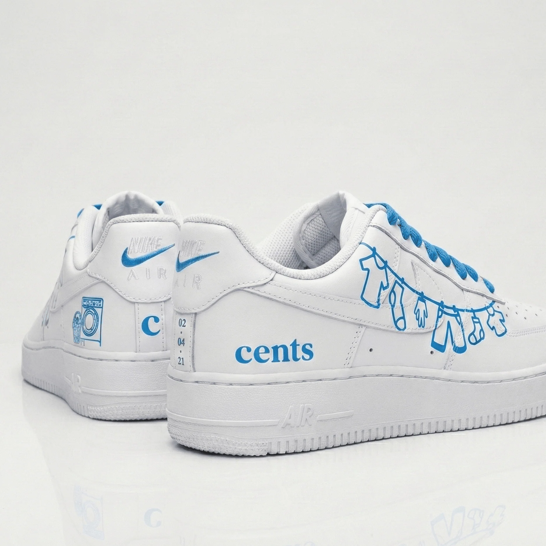 Cents Custom Air Force 1 - Image 4