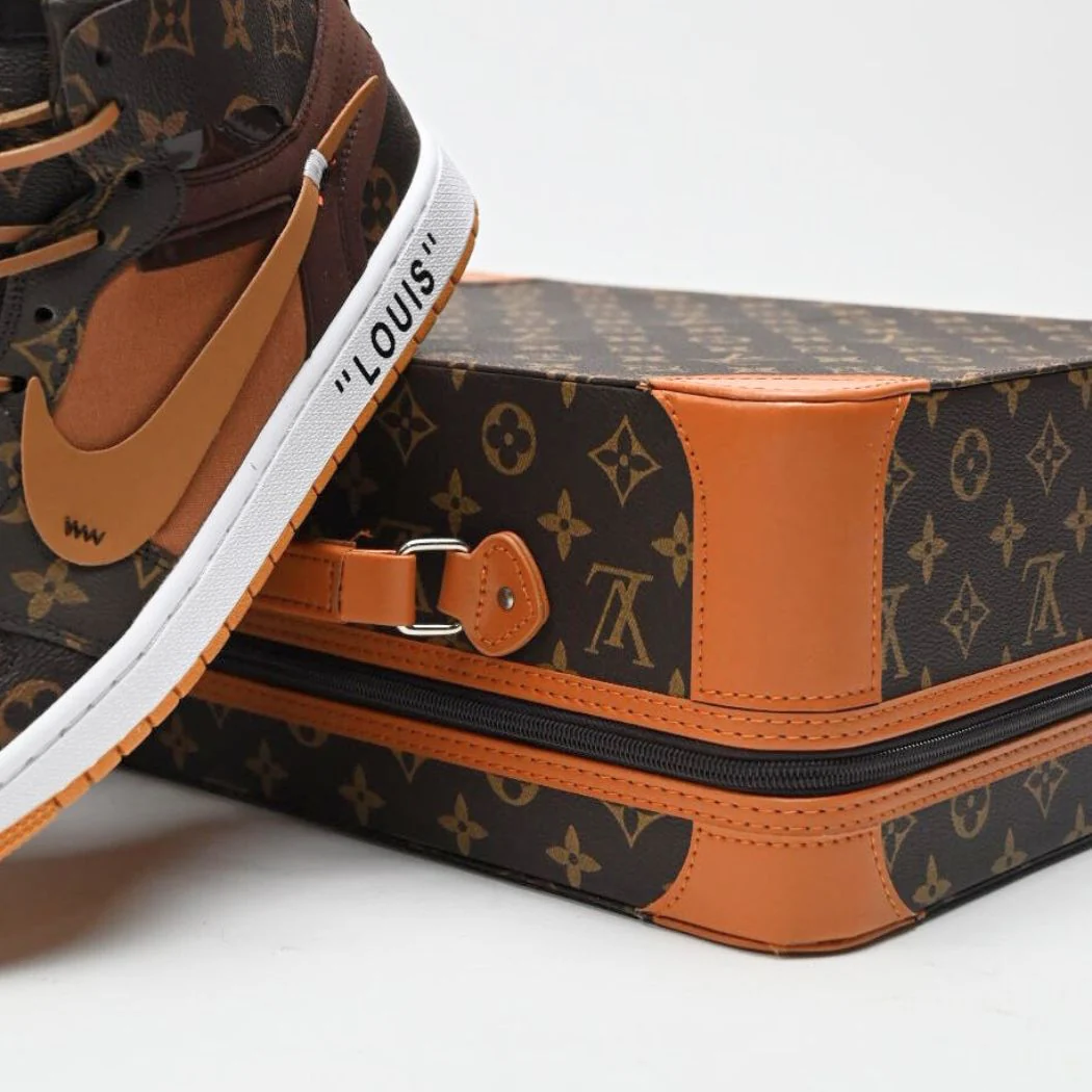 Custom LV Shoe Case - Image 4