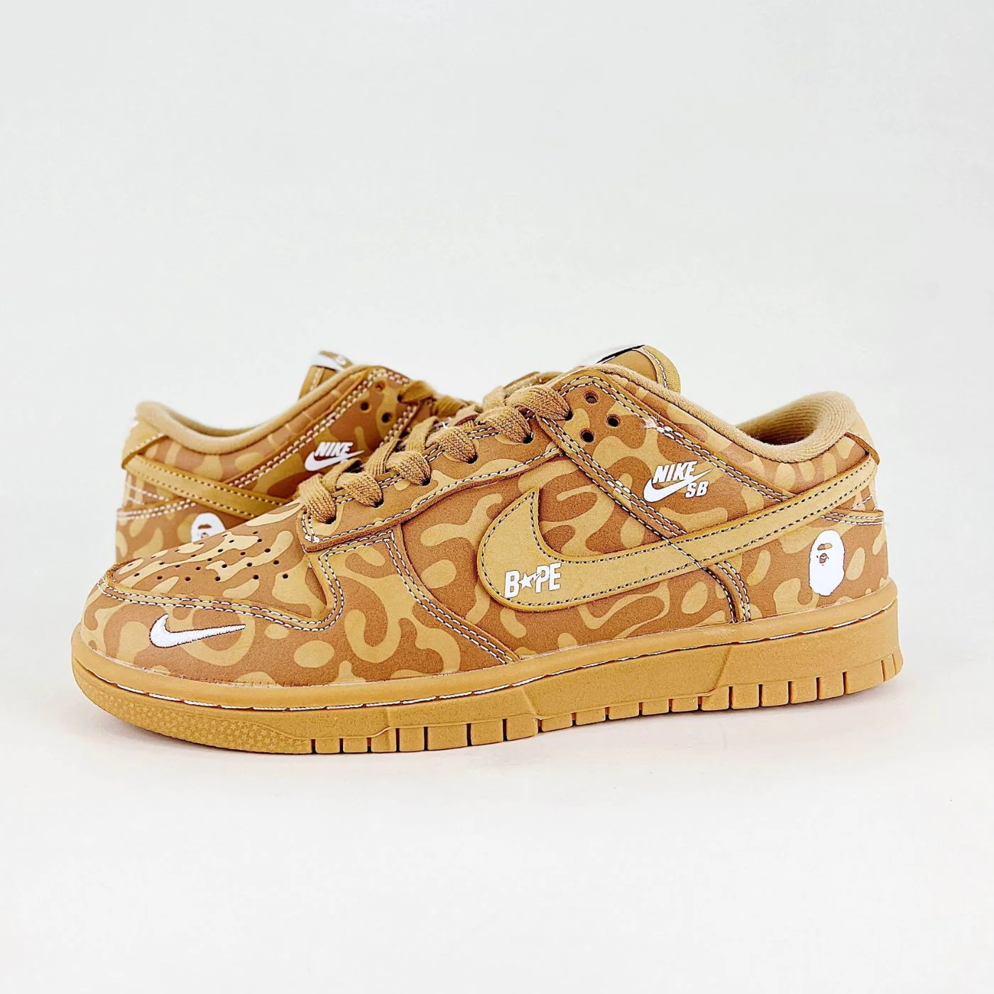 Desert Bape Dunks Low - Image 3