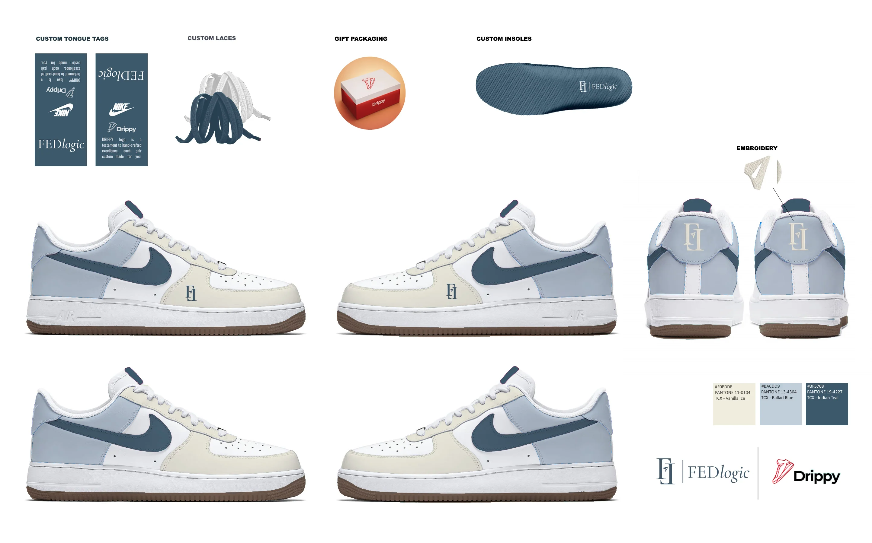 FedLogic Custom Air Force 1 - Image 2
