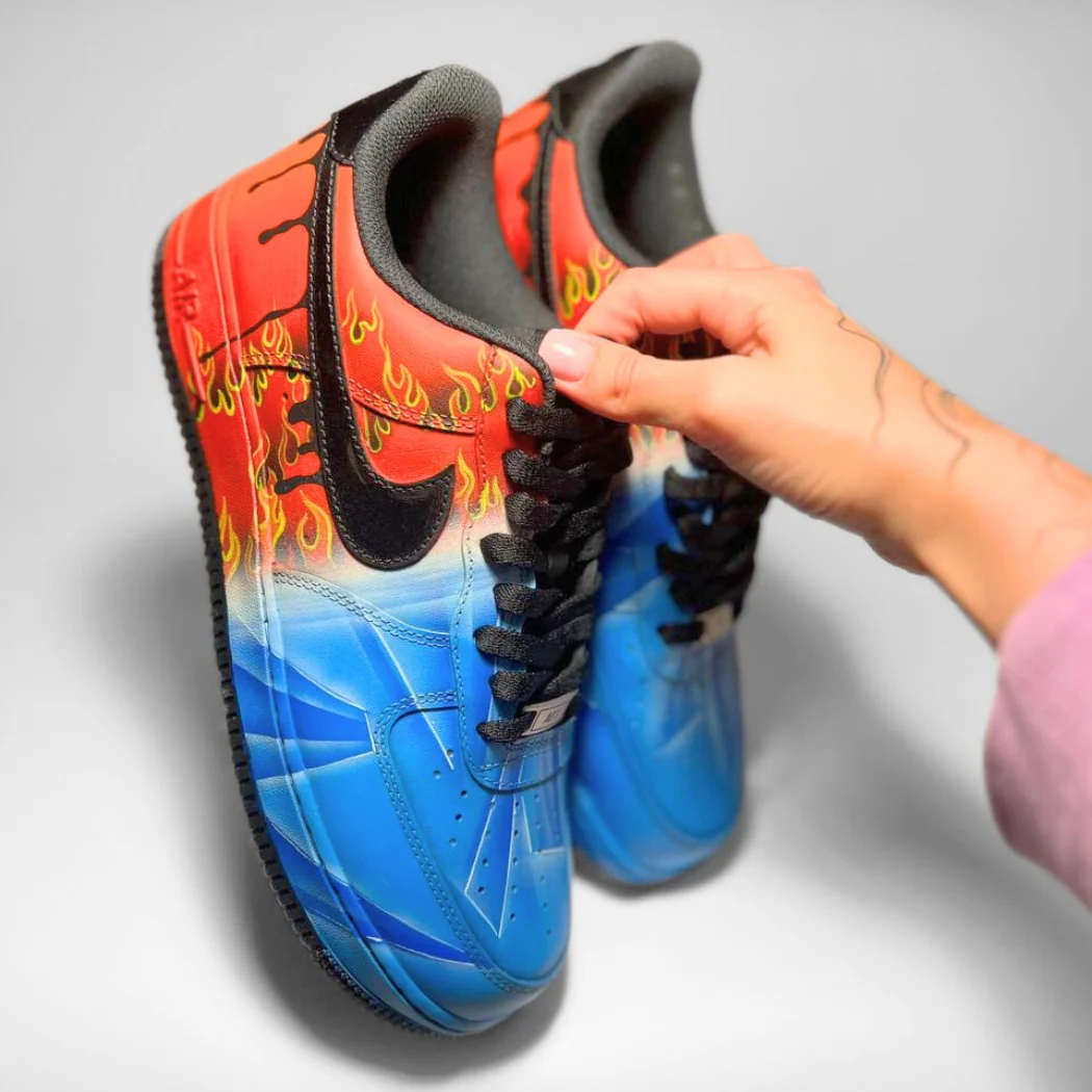'Fire & Ice' Air Force 1 - Image 4