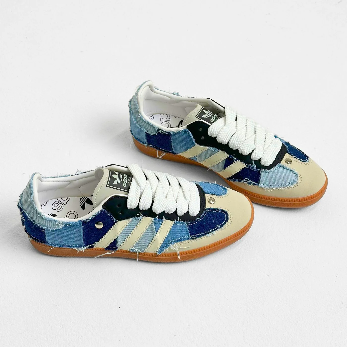 Patchwork Denim Adidas Samba - Image 6