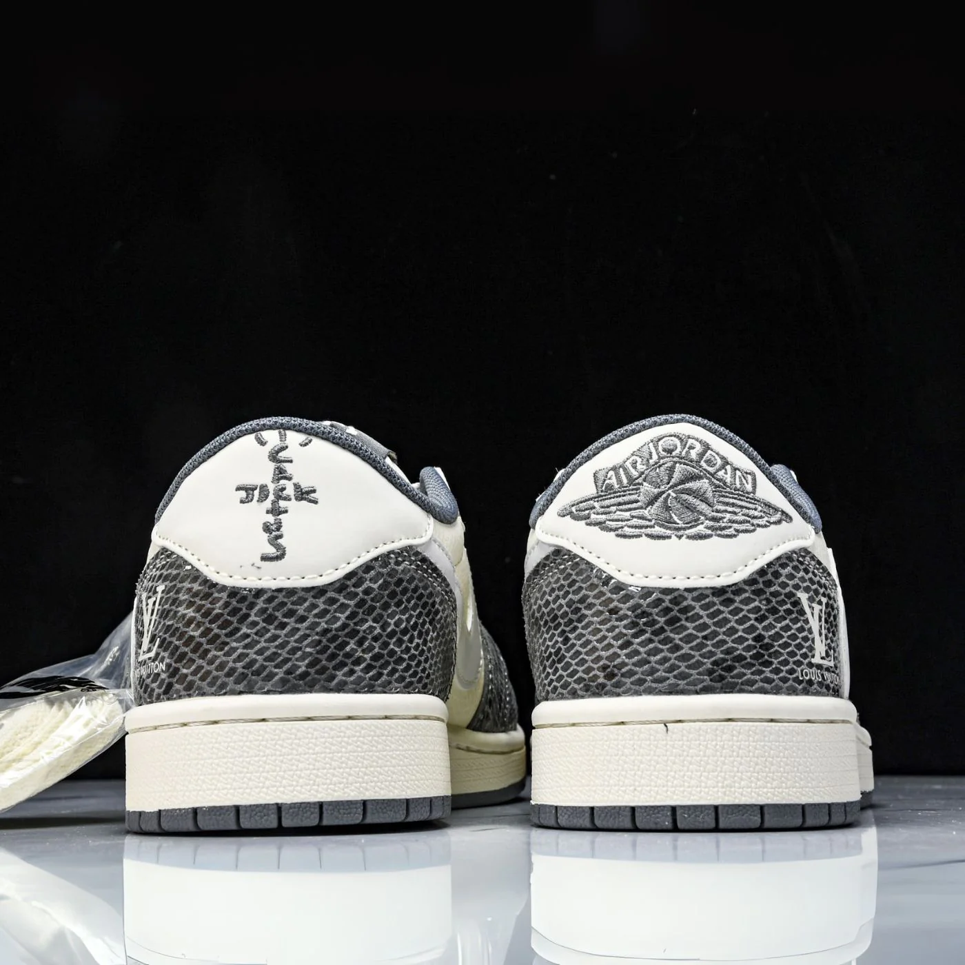 Python LV Air Jordan 1 - Image 3