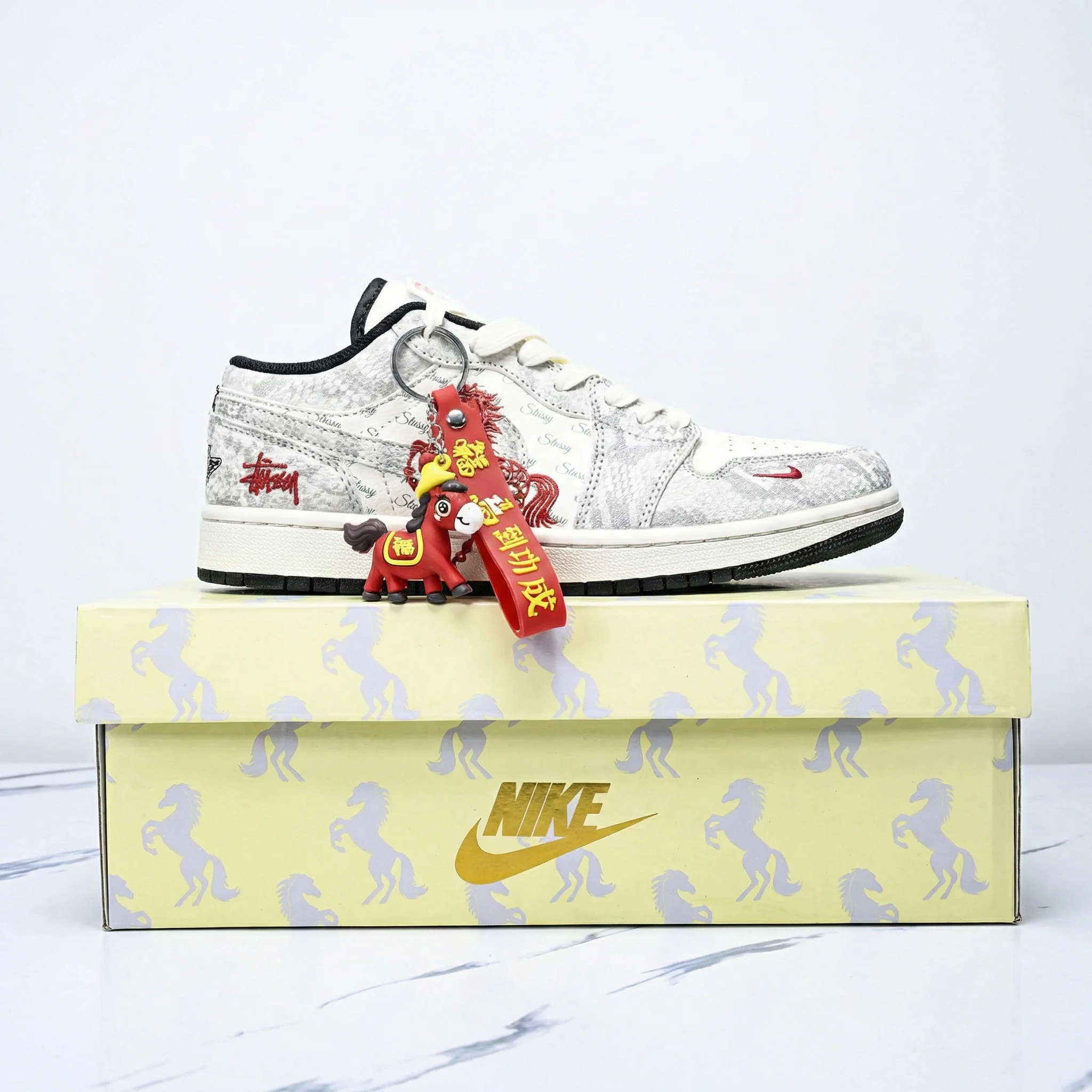 Silver Omen Air Jordan 1 - Image 5