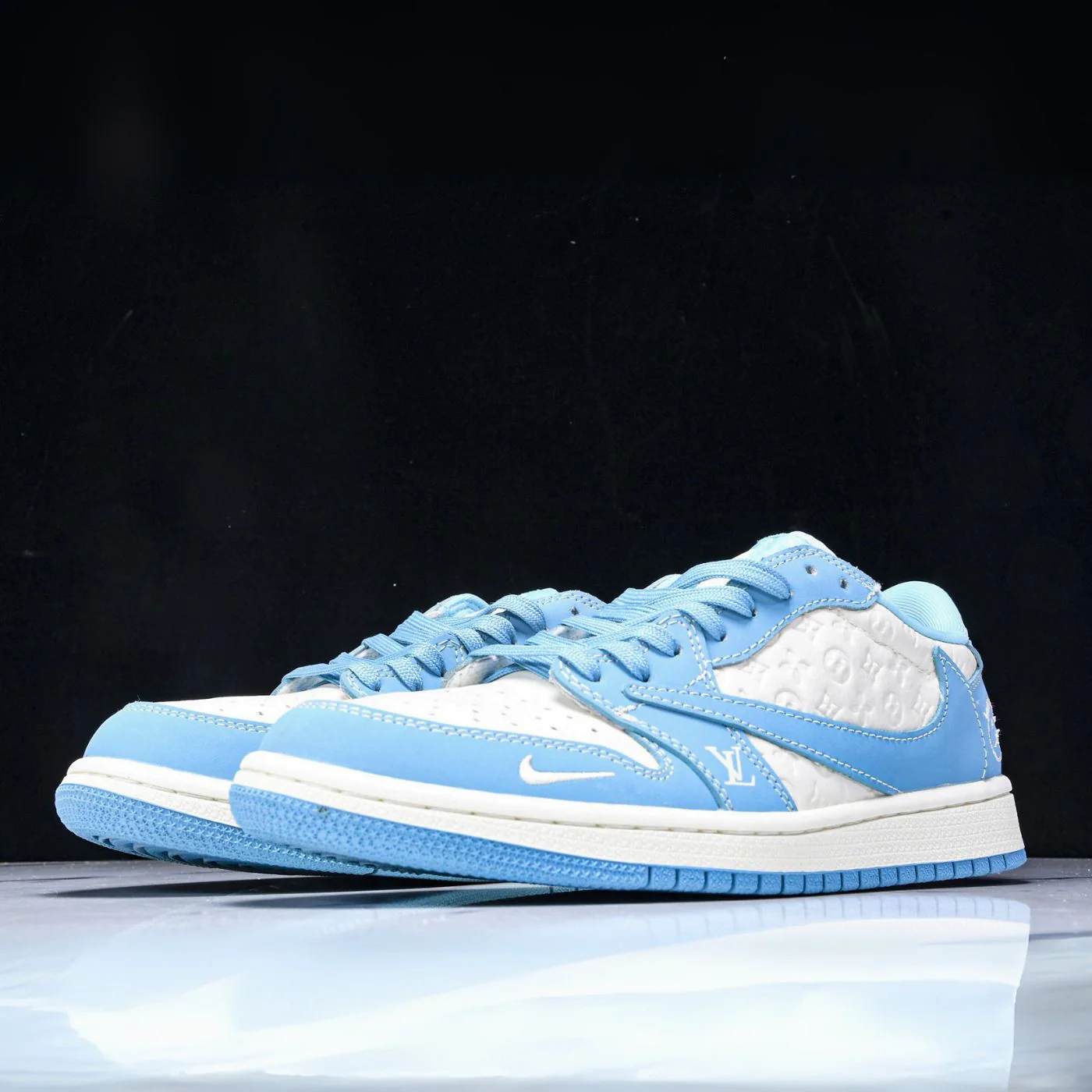 Sky Label LV Air Jordan 1